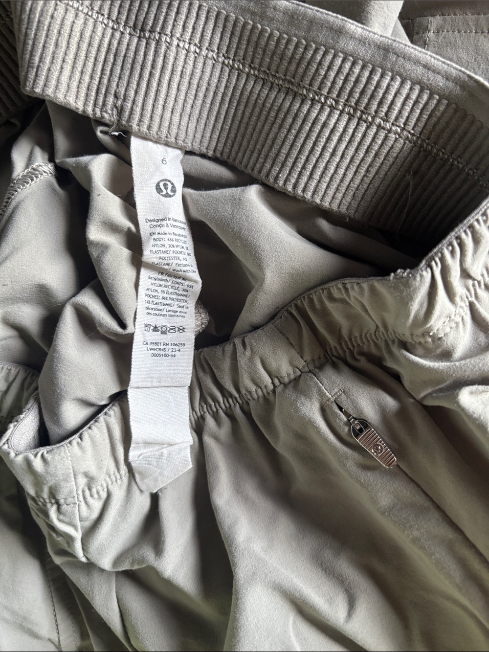 lululemon athletica Wide Leg Pants in Taupe - Picture 8 of 8